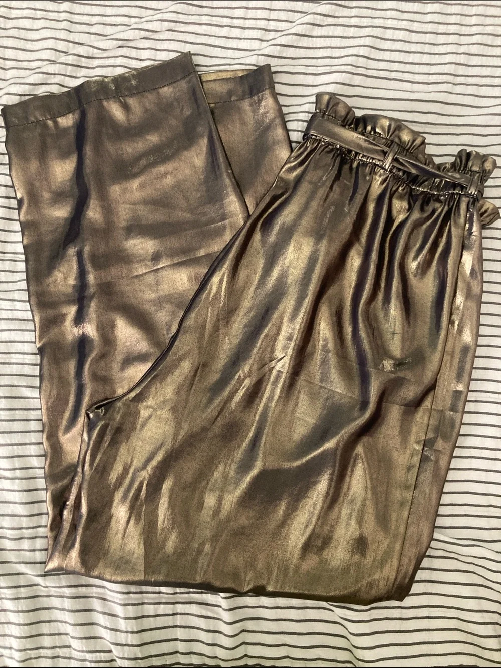 Free People shiny metallic